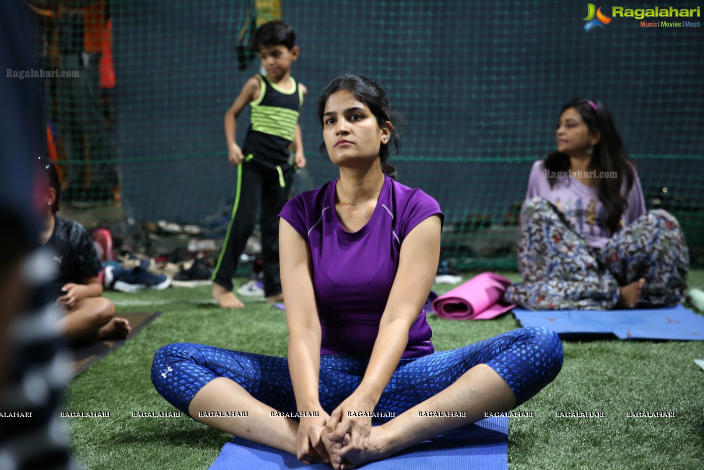 Yoga Under The Moon at Bend-It Sports Turf, Jubilee Hills