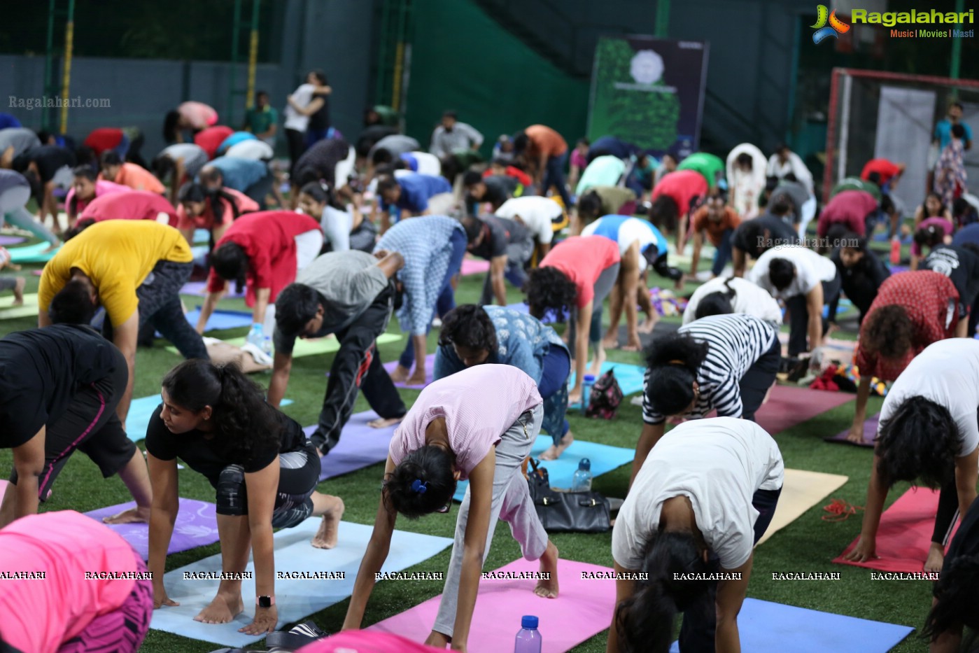 Yoga Under The Moon at Bend-It Sports Turf, Jubilee Hills