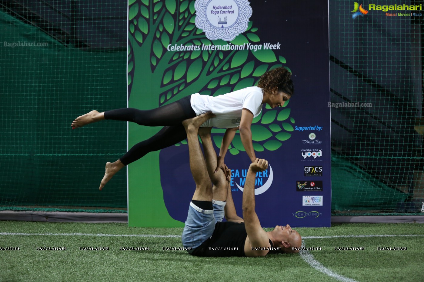 Yoga Under The Moon at Bend-It Sports Turf, Jubilee Hills