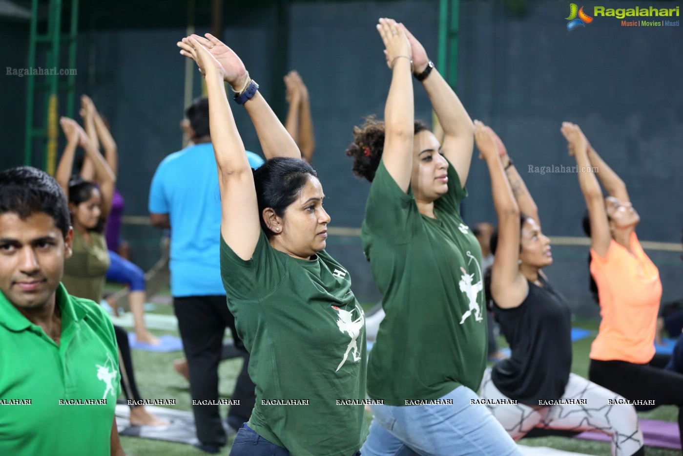 Yoga Under The Moon at Bend-It Sports Turf, Jubilee Hills