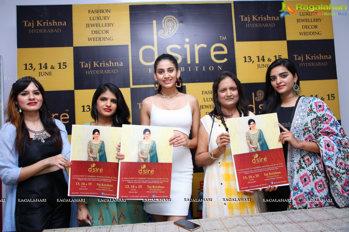 D'sire Designer Exhibition Curtain Raiser at at Marks Media Center, Hyderabad