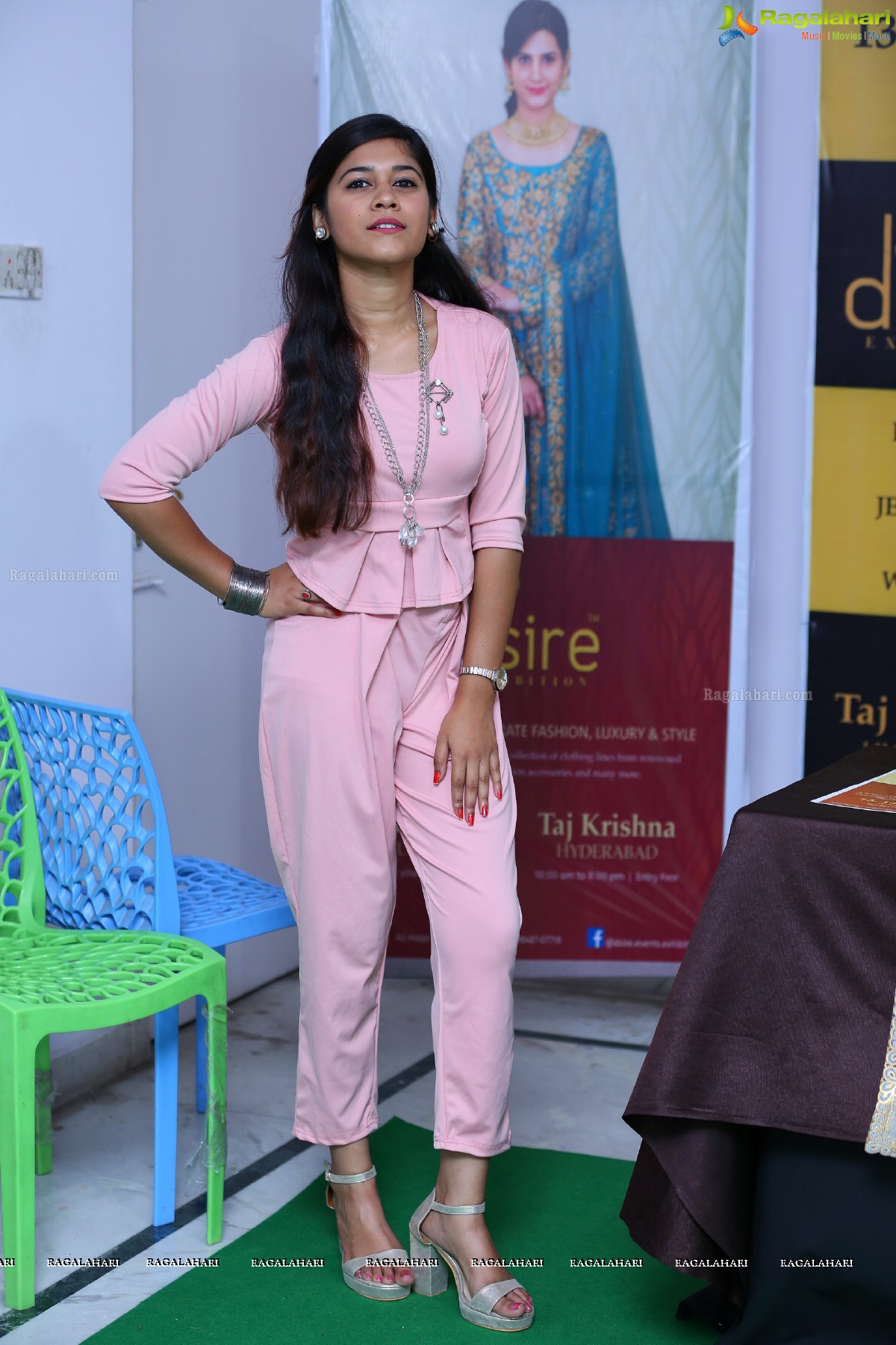 D'sire Designer Exhibition Curtain Raiser at at Marks Media Center, Hyderabad