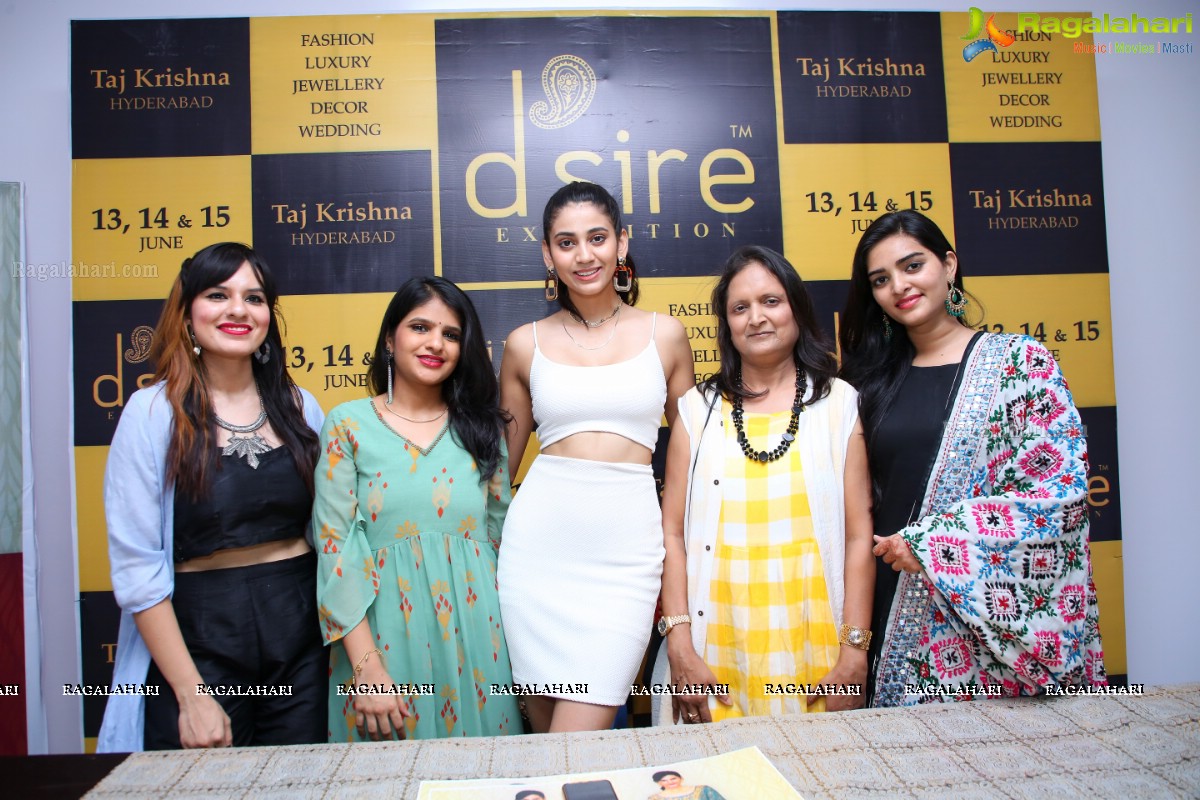 D'sire Designer Exhibition Curtain Raiser at at Marks Media Center, Hyderabad