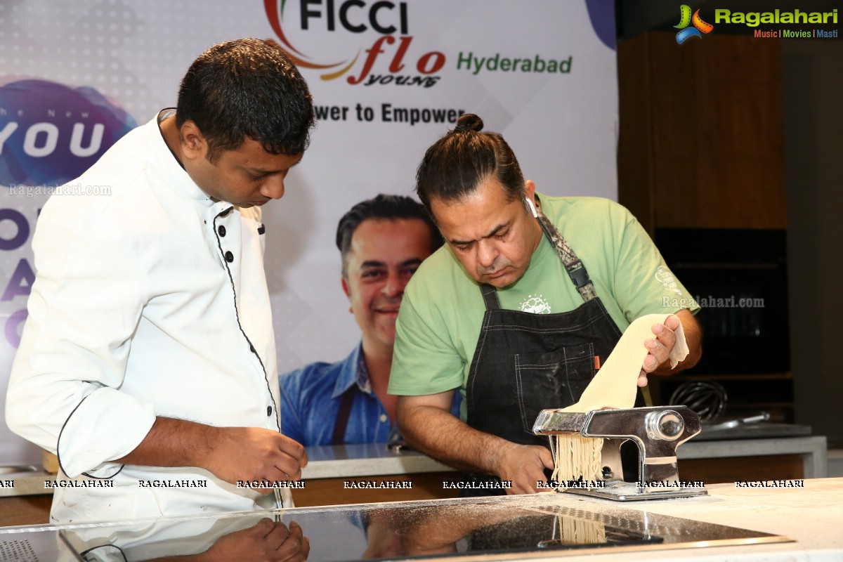 FICCI FLO Interactive Session with Vicky Ratnani, Celebrity Chef and TV Host at Dessert Bar, Jubilee Hills