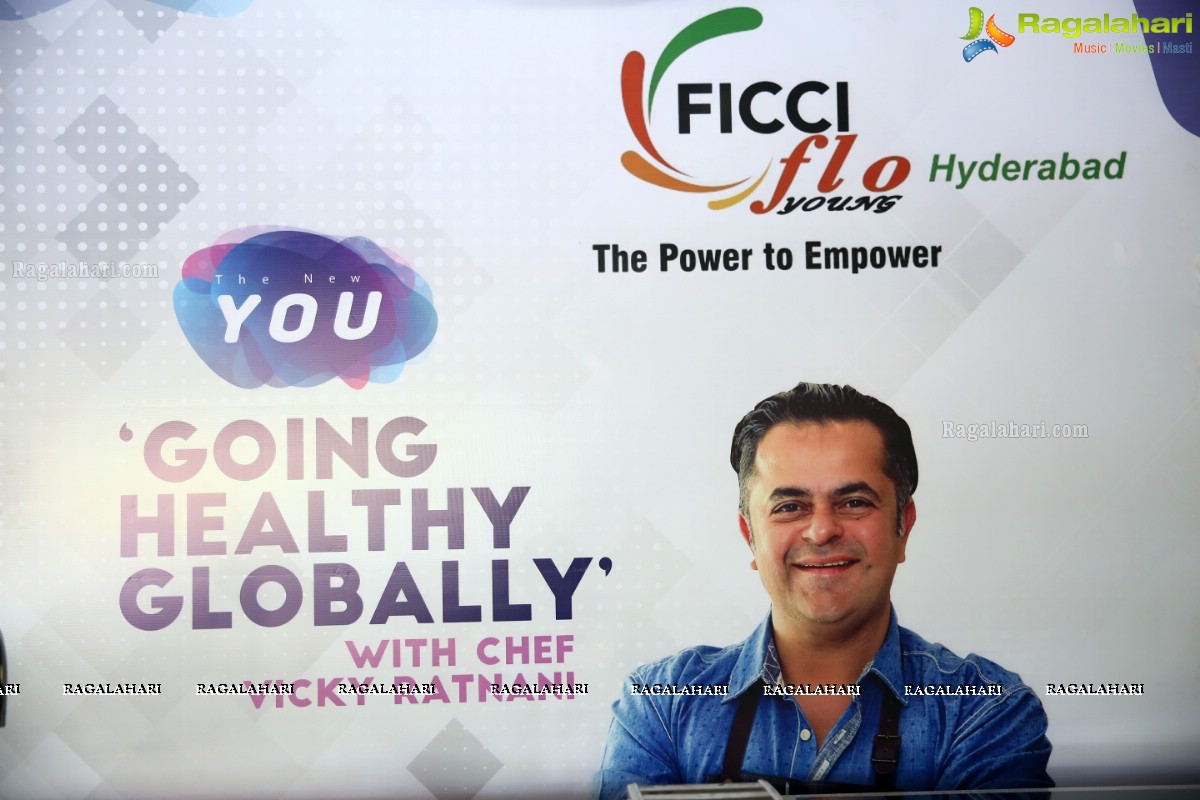 FICCI FLO Interactive Session with Vicky Ratnani, Celebrity Chef and TV Host at Dessert Bar, Jubilee Hills