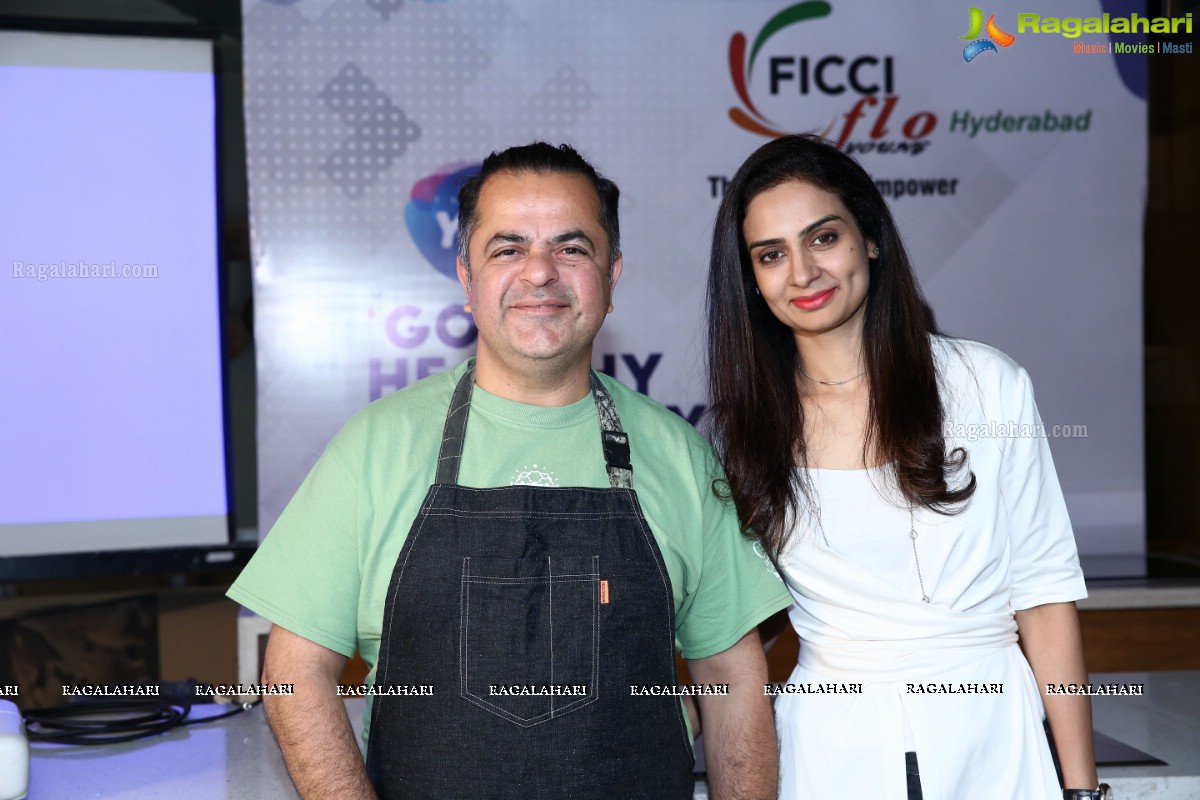 FICCI FLO Interactive Session with Vicky Ratnani, Celebrity Chef and TV Host at Dessert Bar, Jubilee Hills