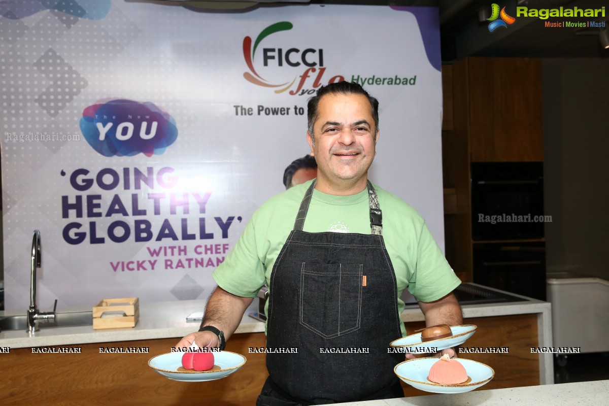 FICCI FLO Interactive Session with Vicky Ratnani, Celebrity Chef and TV Host at Dessert Bar, Jubilee Hills