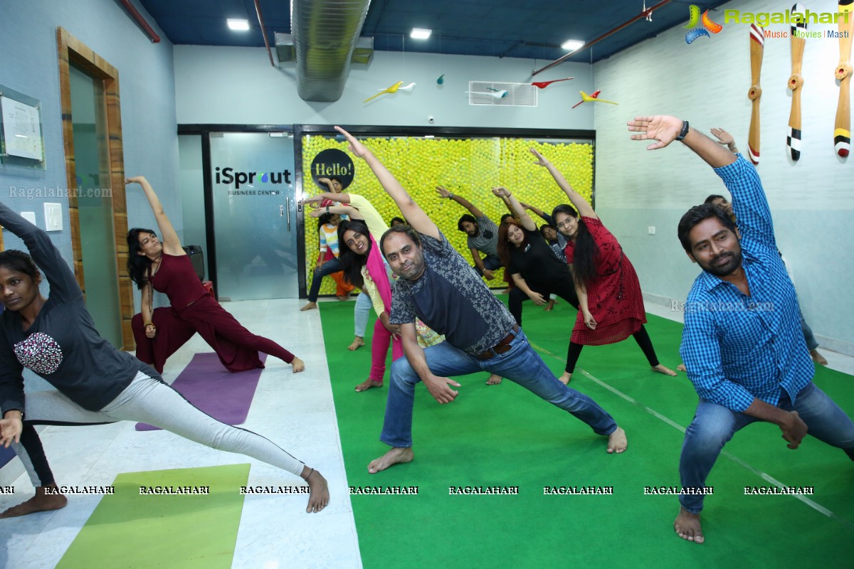 International Day of Yoga 2019 at iSprout, Hyderabad