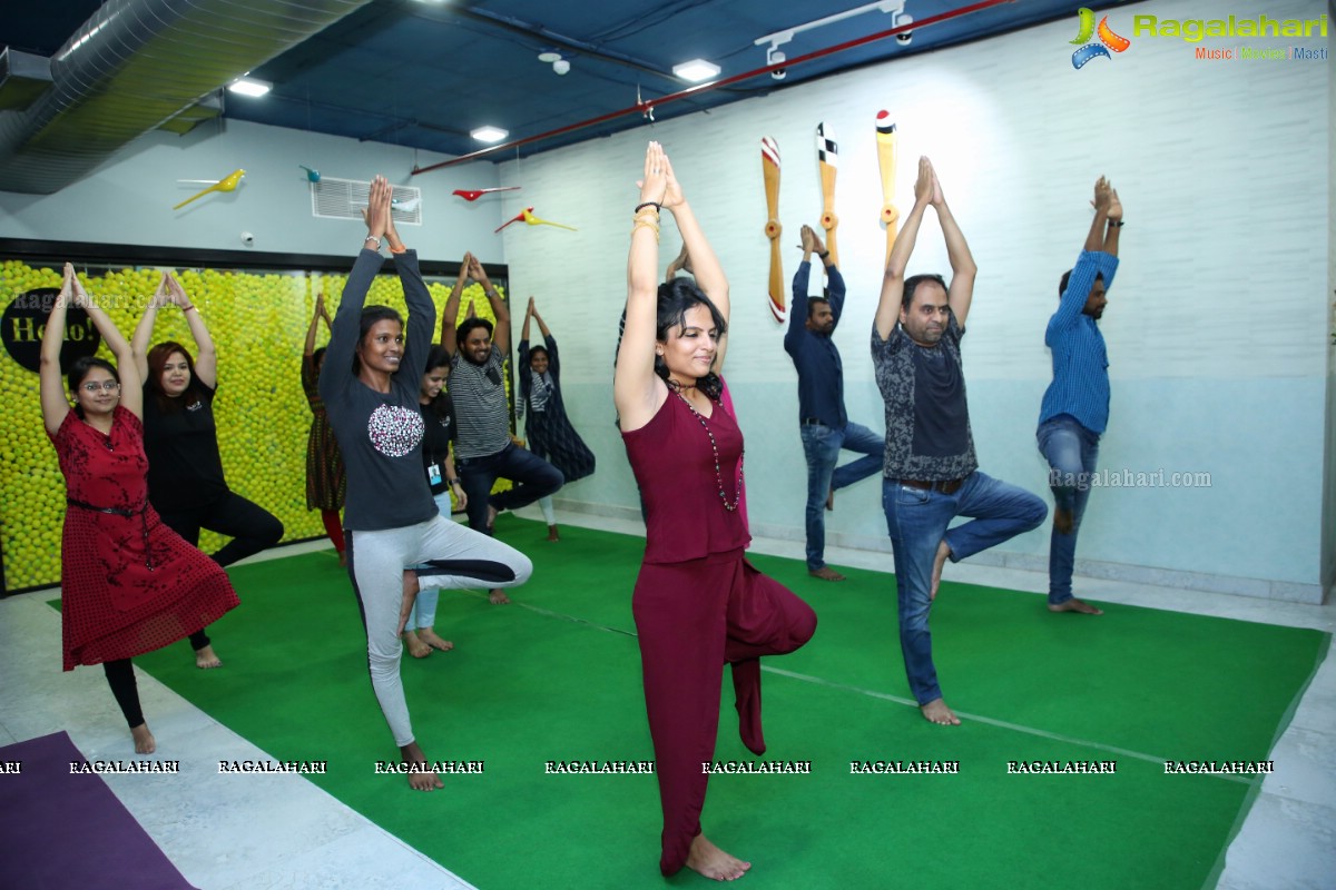 International Day of Yoga 2019 at iSprout, Hyderabad