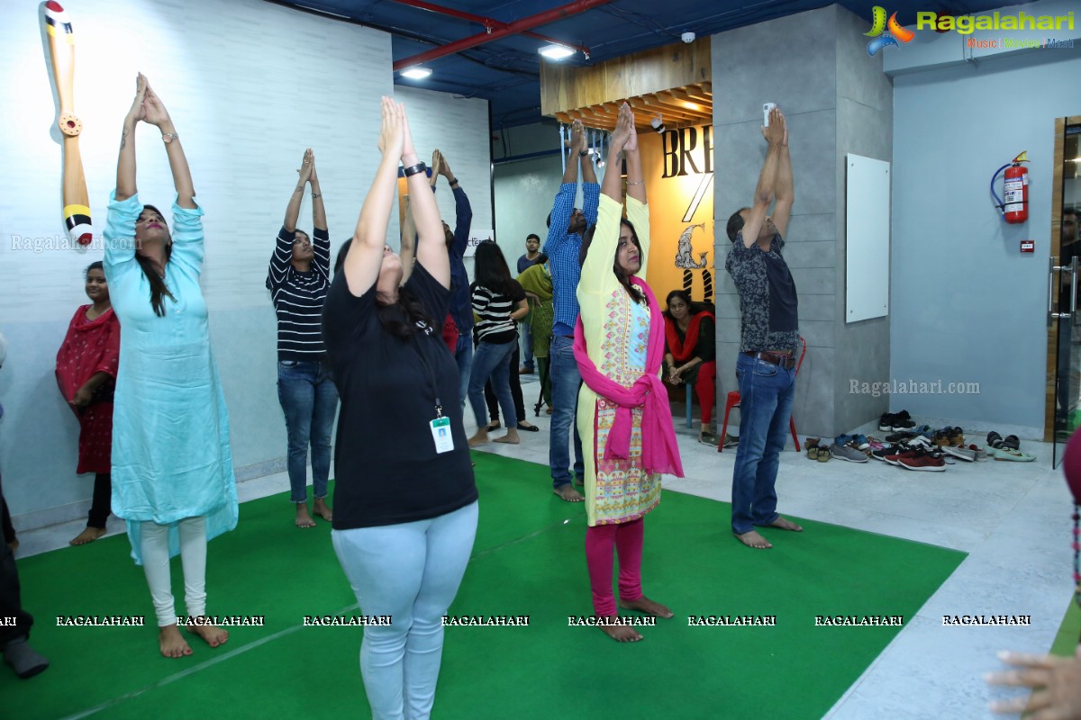 International Day of Yoga 2019 at iSprout, Hyderabad