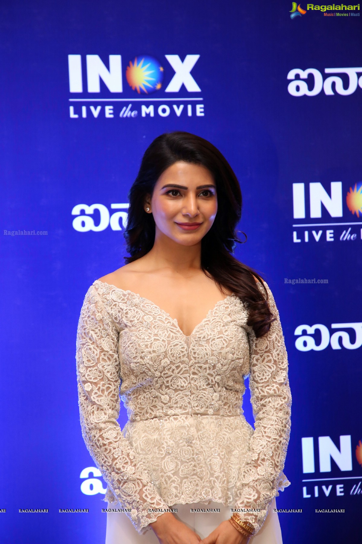 Samantha inaugurates INOX Multiplex at GSM Mall, Miyapur