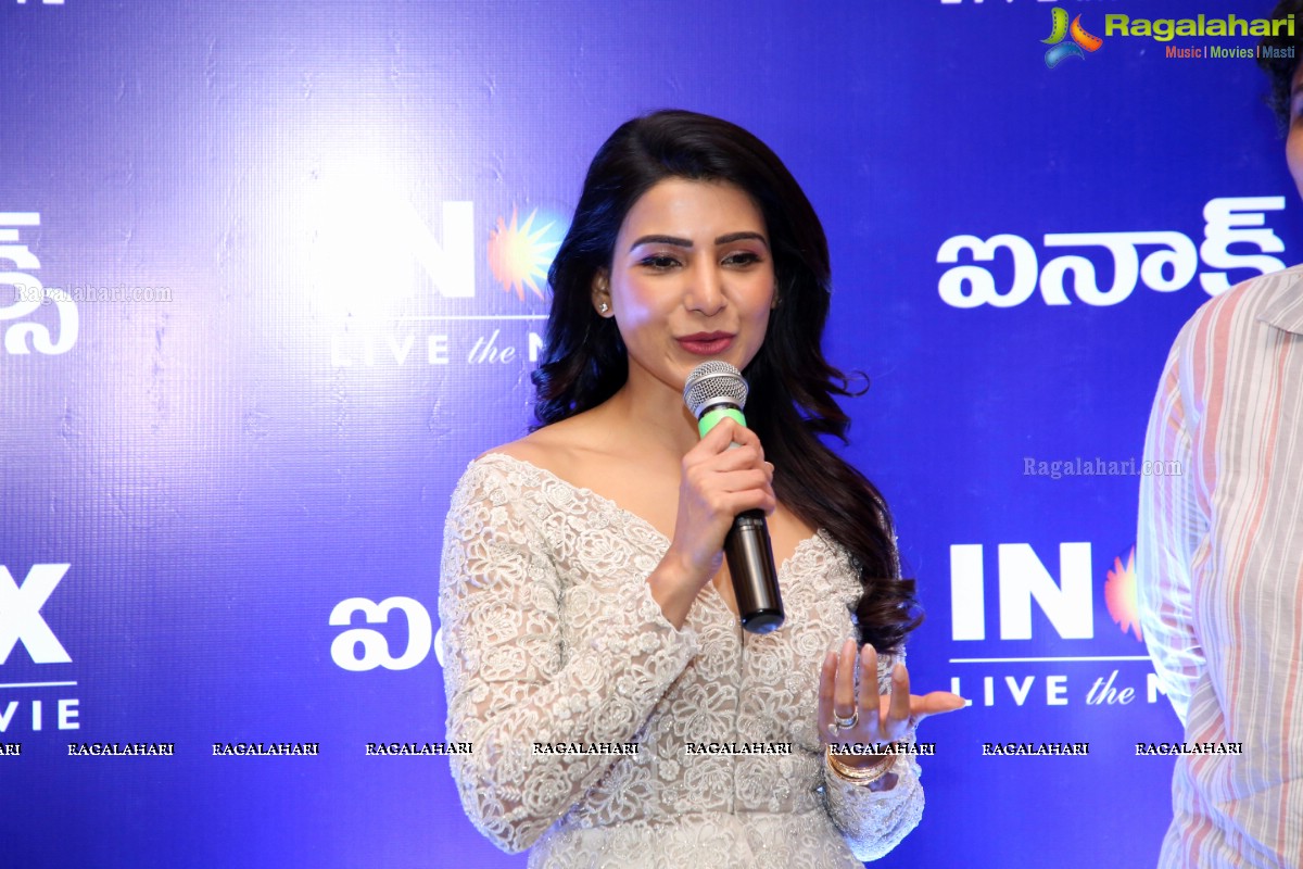 Samantha inaugurates INOX Multiplex at GSM Mall, Miyapur