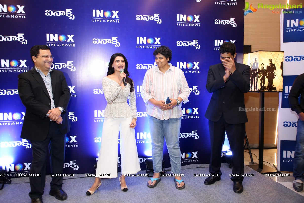 Samantha inaugurates INOX Multiplex at GSM Mall, Miyapur