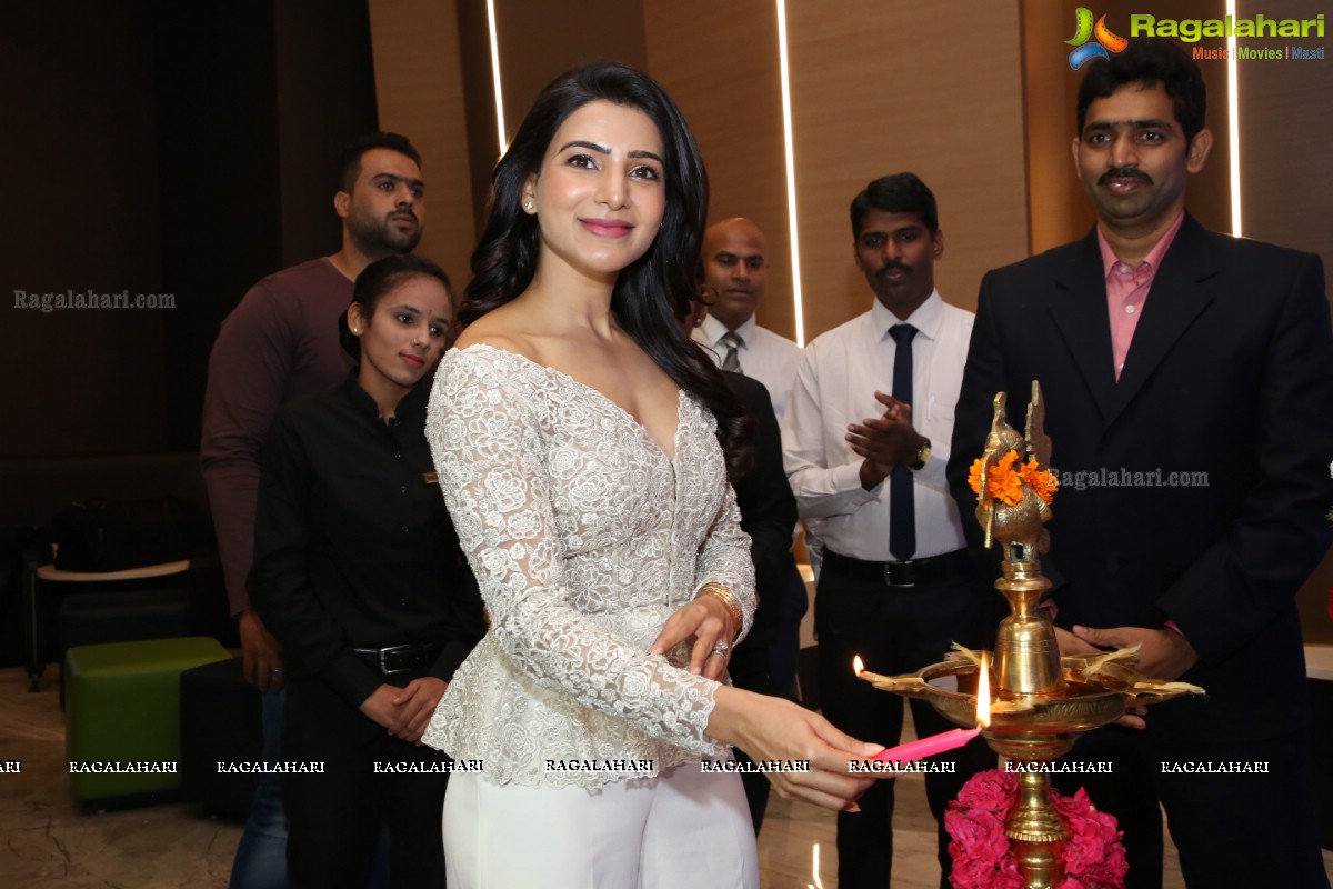 Samantha inaugurates INOX Multiplex at GSM Mall, Miyapur