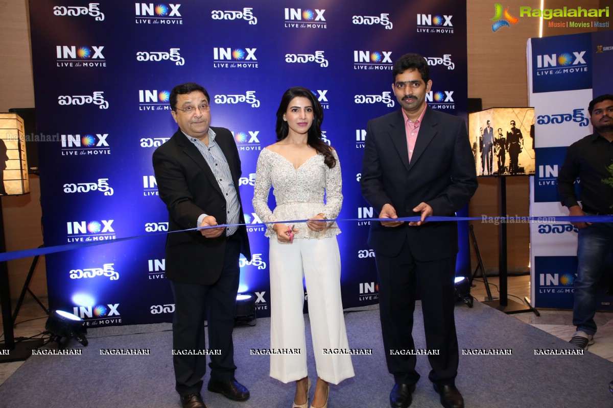 Samantha inaugurates INOX Multiplex at GSM Mall, Miyapur