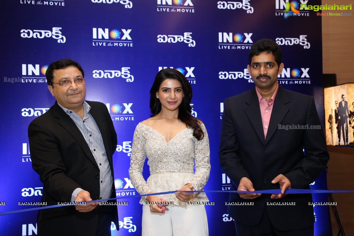 Samantha inaugurates INOX Multiplex at GSM Mall, Miyapur