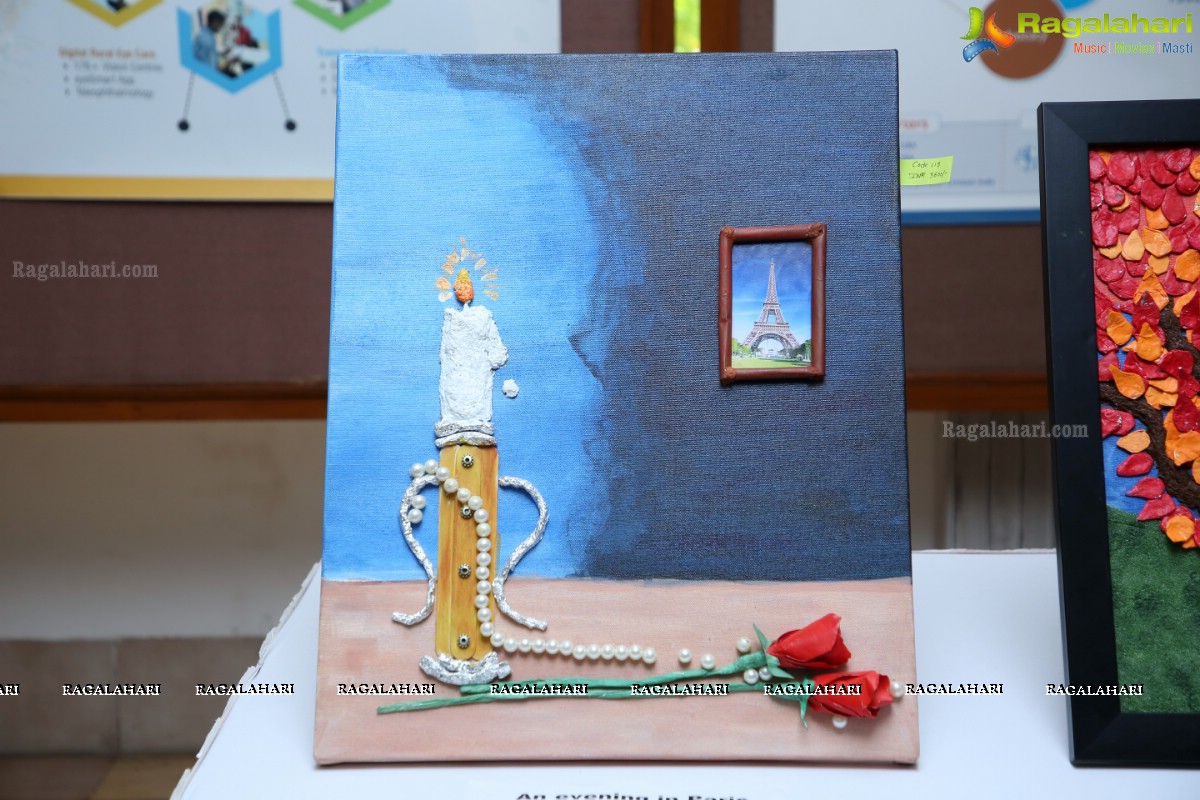 LVPEI Organizes Exhibition of Tactile Paintings by Artists with Vision Loss