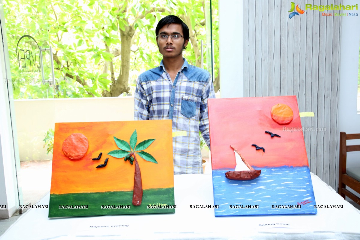 LVPEI Organizes Exhibition of Tactile Paintings by Artists with Vision Loss