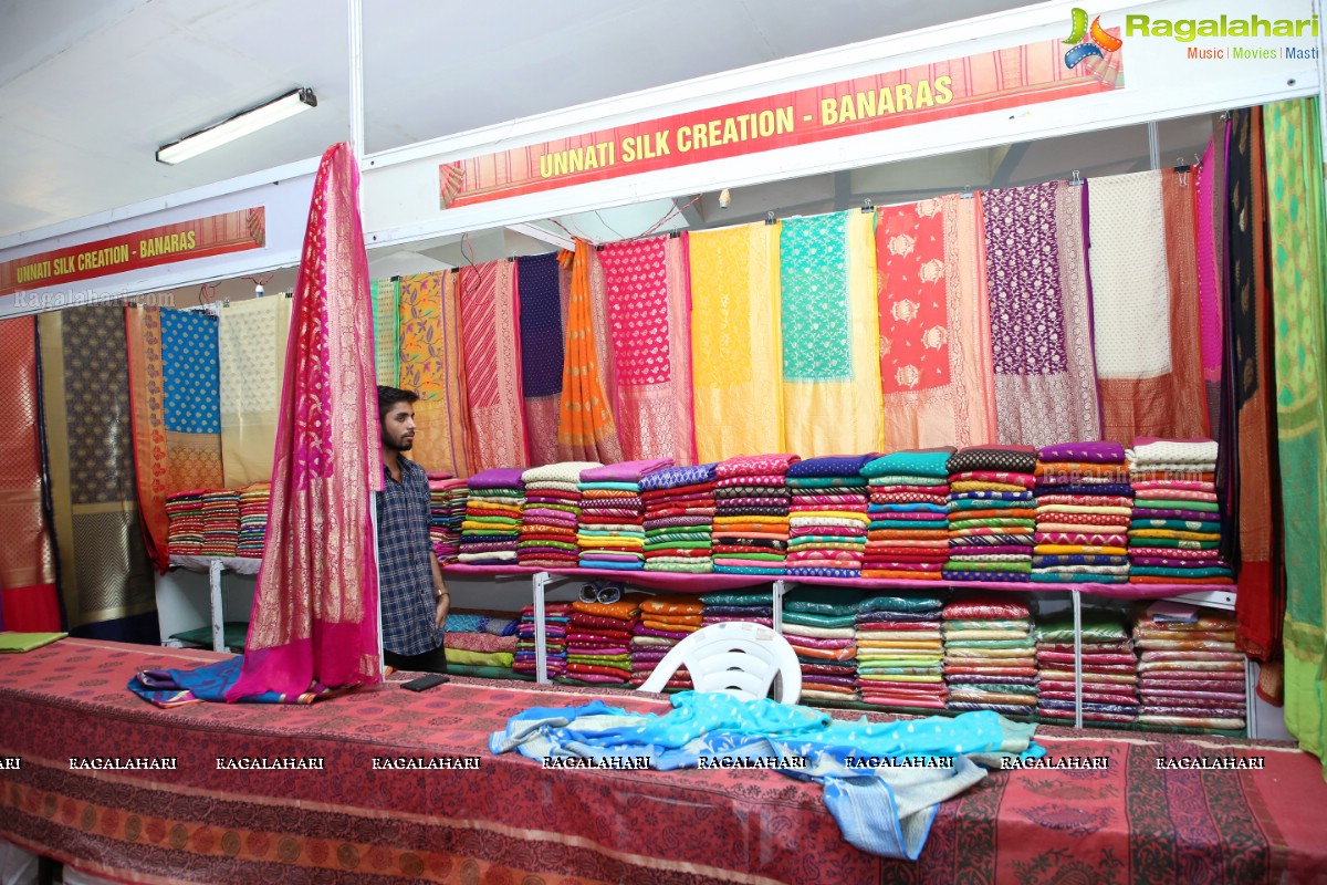 National Silk Expo Begins at Sri Satya Sai Nigamagamam