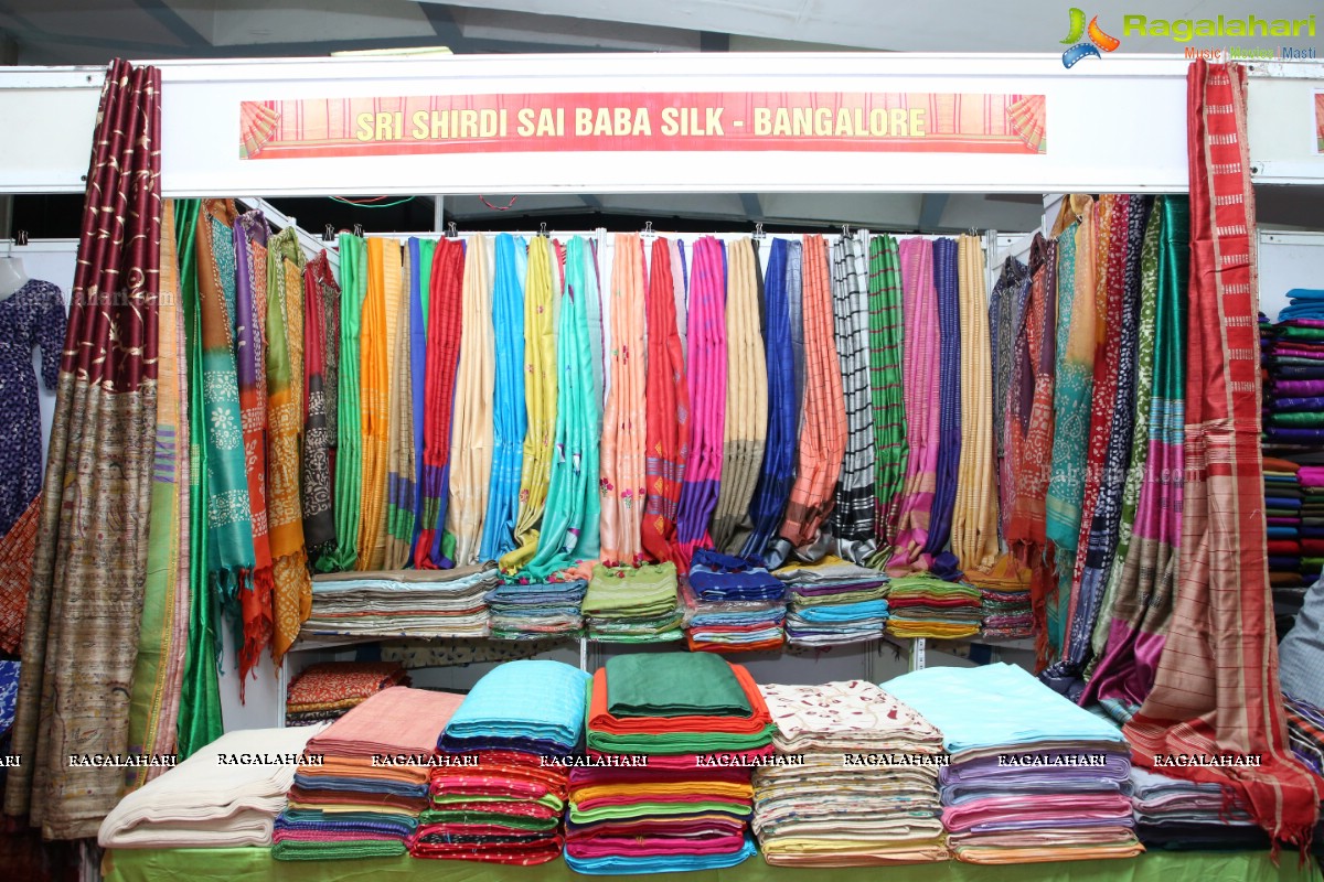 National Silk Expo Begins at Sri Satya Sai Nigamagamam