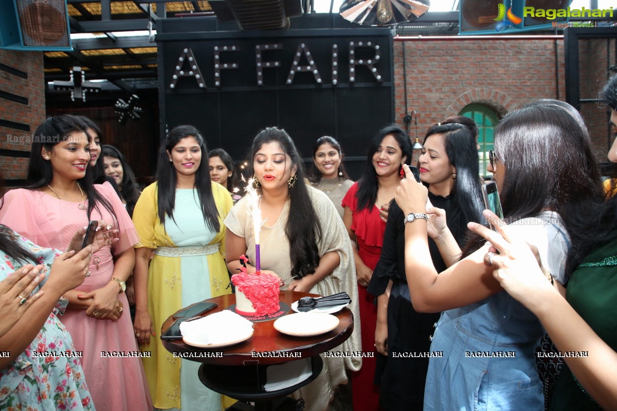 Puja birthday at Affair Club, Hyderabad