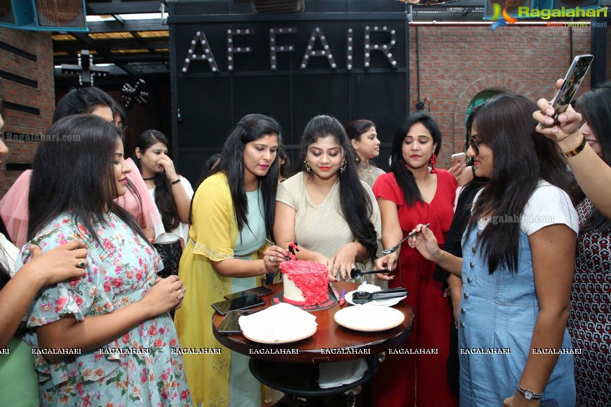 Puja birthday at Affair Club, Hyderabad