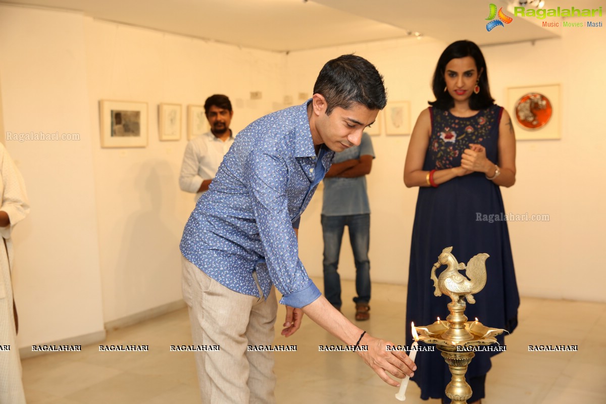 Triloka - The Worlds of Three Emerging Artists at Shrishti Art Gallery