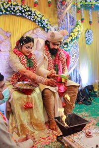 Actor Ashish Gandhi Marries Nikitha