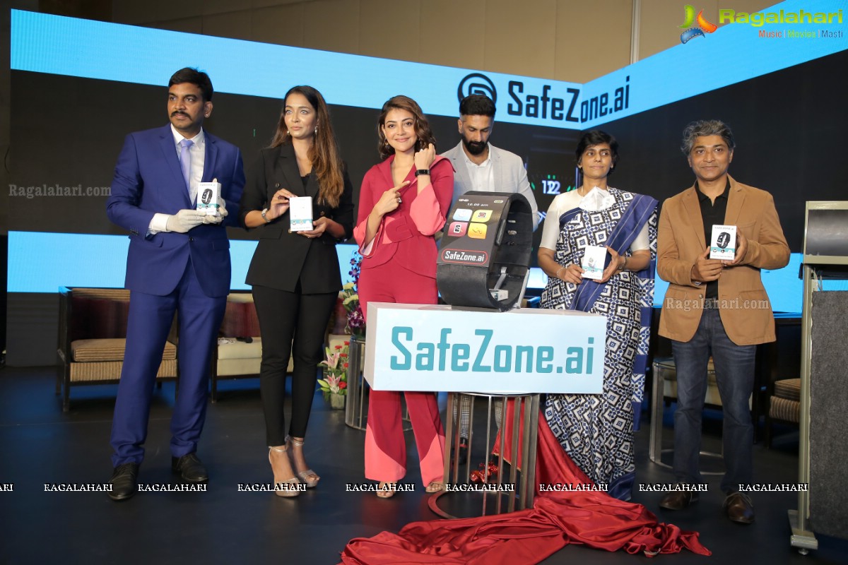 Kajal Aggarwal Launches 'SafeZone' First Ever Covid Contact Tracing Device in India