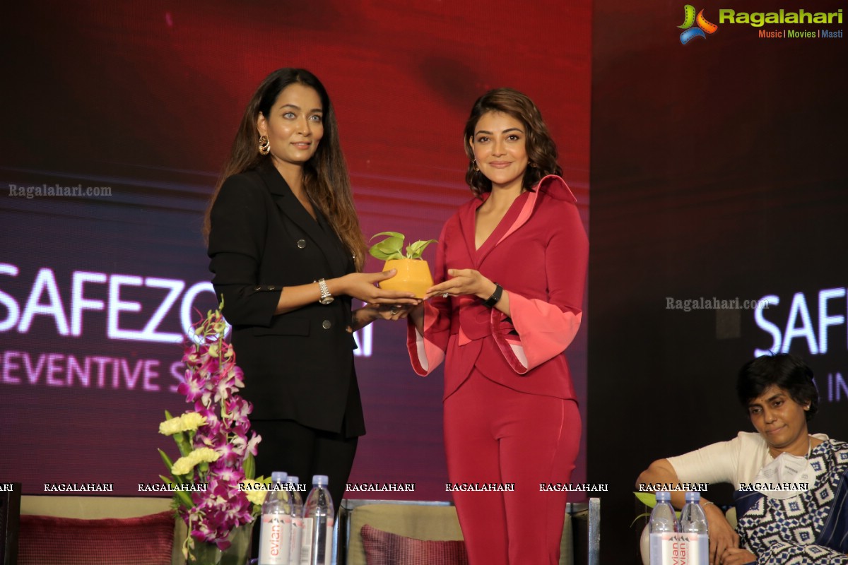 Kajal Aggarwal Launches 'SafeZone' First Ever Covid Contact Tracing Device in India