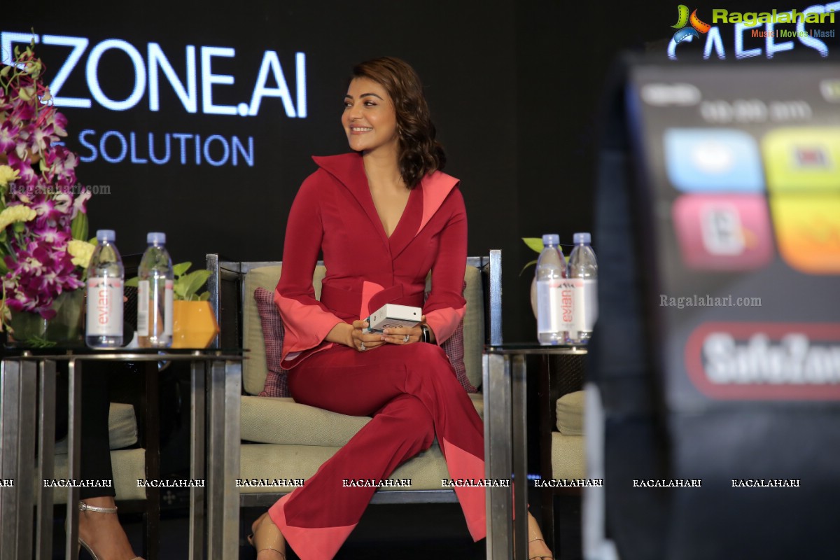 Kajal Aggarwal Launches 'SafeZone' First Ever Covid Contact Tracing Device in India