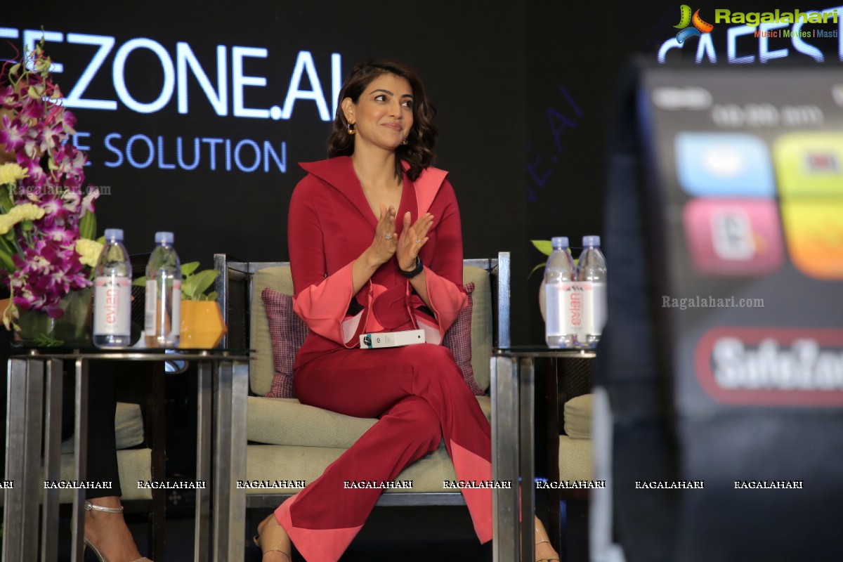 Kajal Aggarwal Launches 'SafeZone' First Ever Covid Contact Tracing Device in India