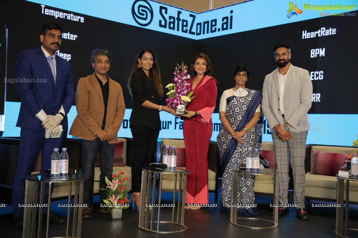 Kajal Aggarwal Launches 'SafeZone' First Ever Covid Contact Tracing Device in India