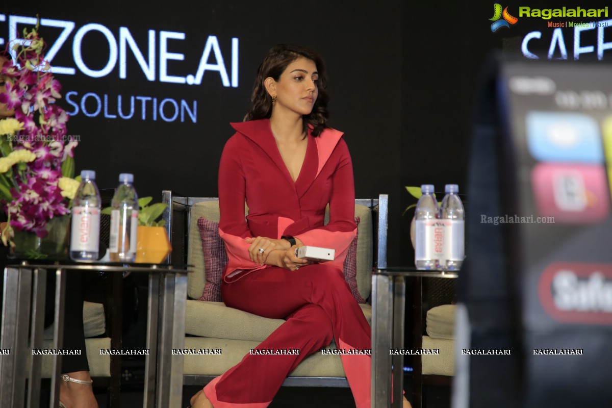 Kajal Aggarwal Launches 'SafeZone' First Ever Covid Contact Tracing Device in India