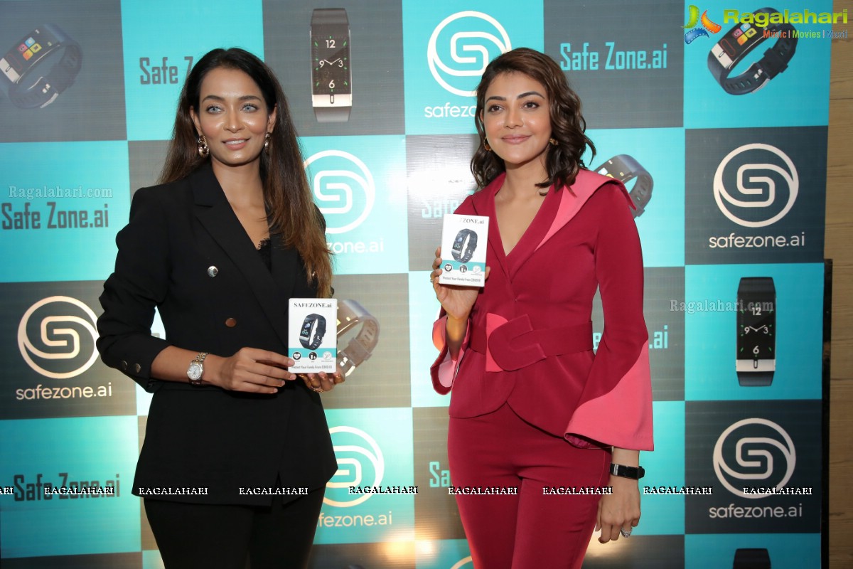 Kajal Aggarwal Launches 'SafeZone' First Ever Covid Contact Tracing Device in India