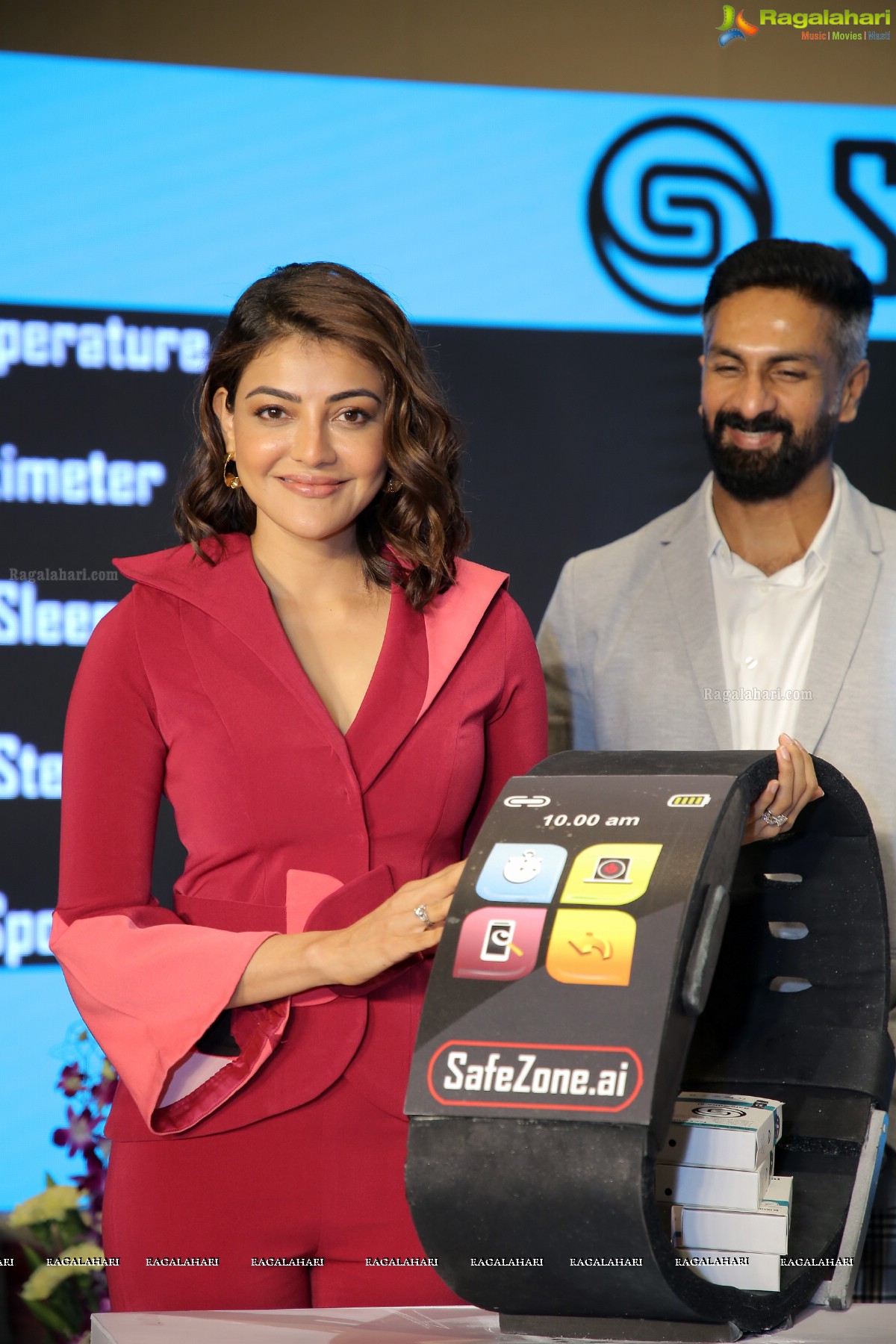 Kajal Aggarwal Launches 'SafeZone' First Ever Covid Contact Tracing Device in India