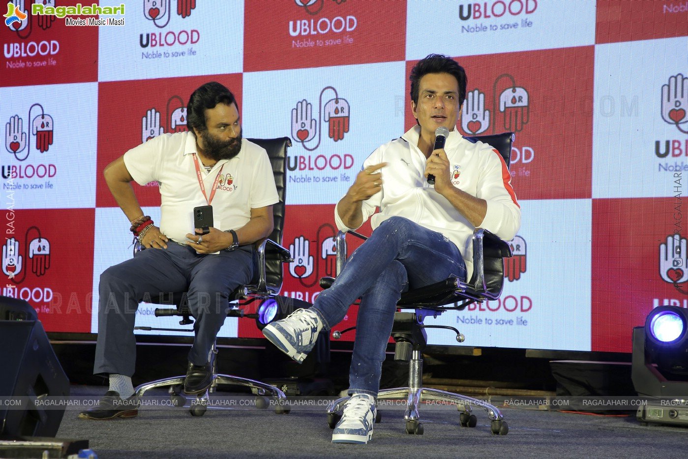 Sonu Sood Launches India's Biggest Blood Donor App UBLOOD