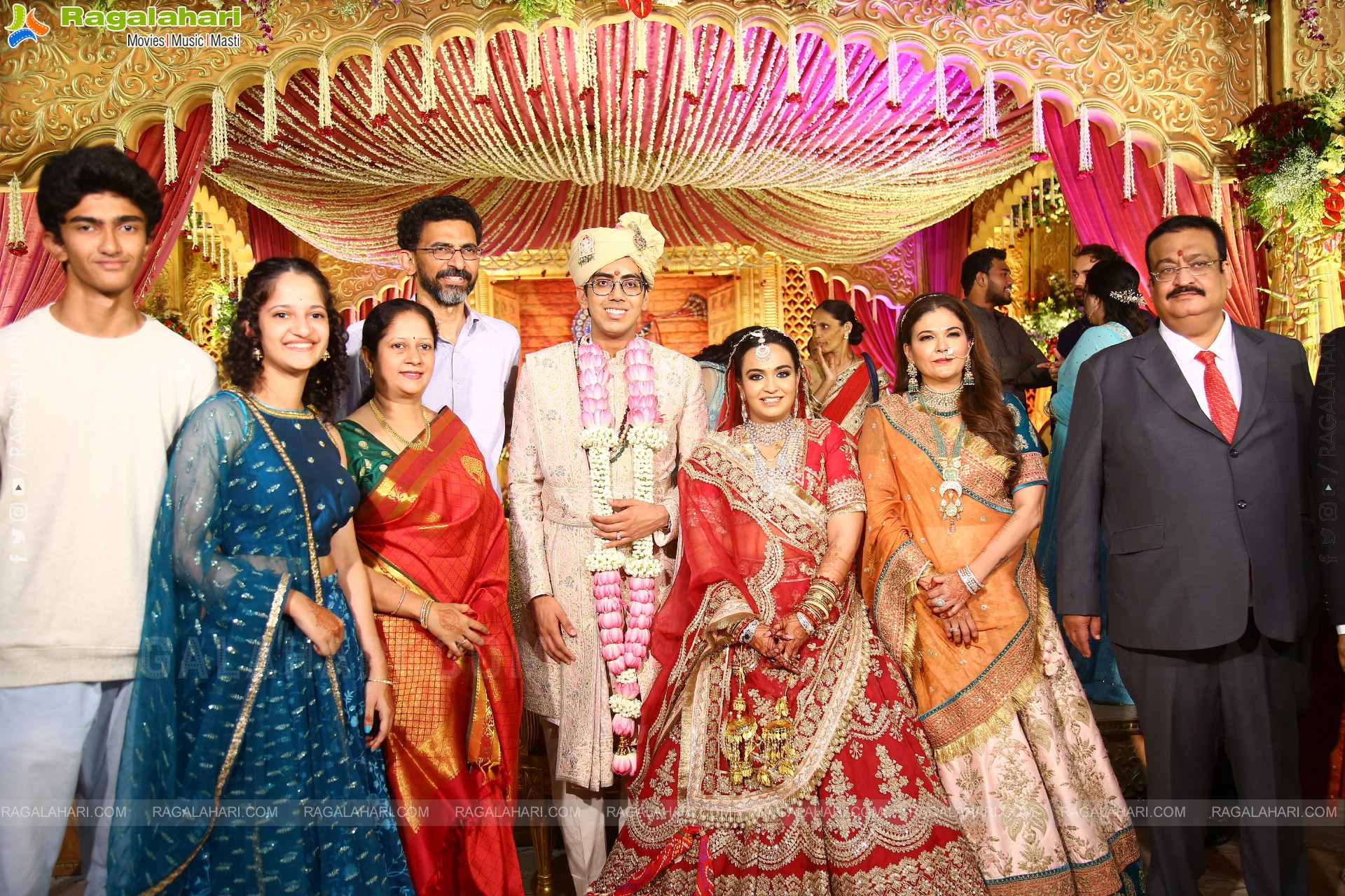 Tollywood Celebs at Jhanvi Narang - Adithya Wedding