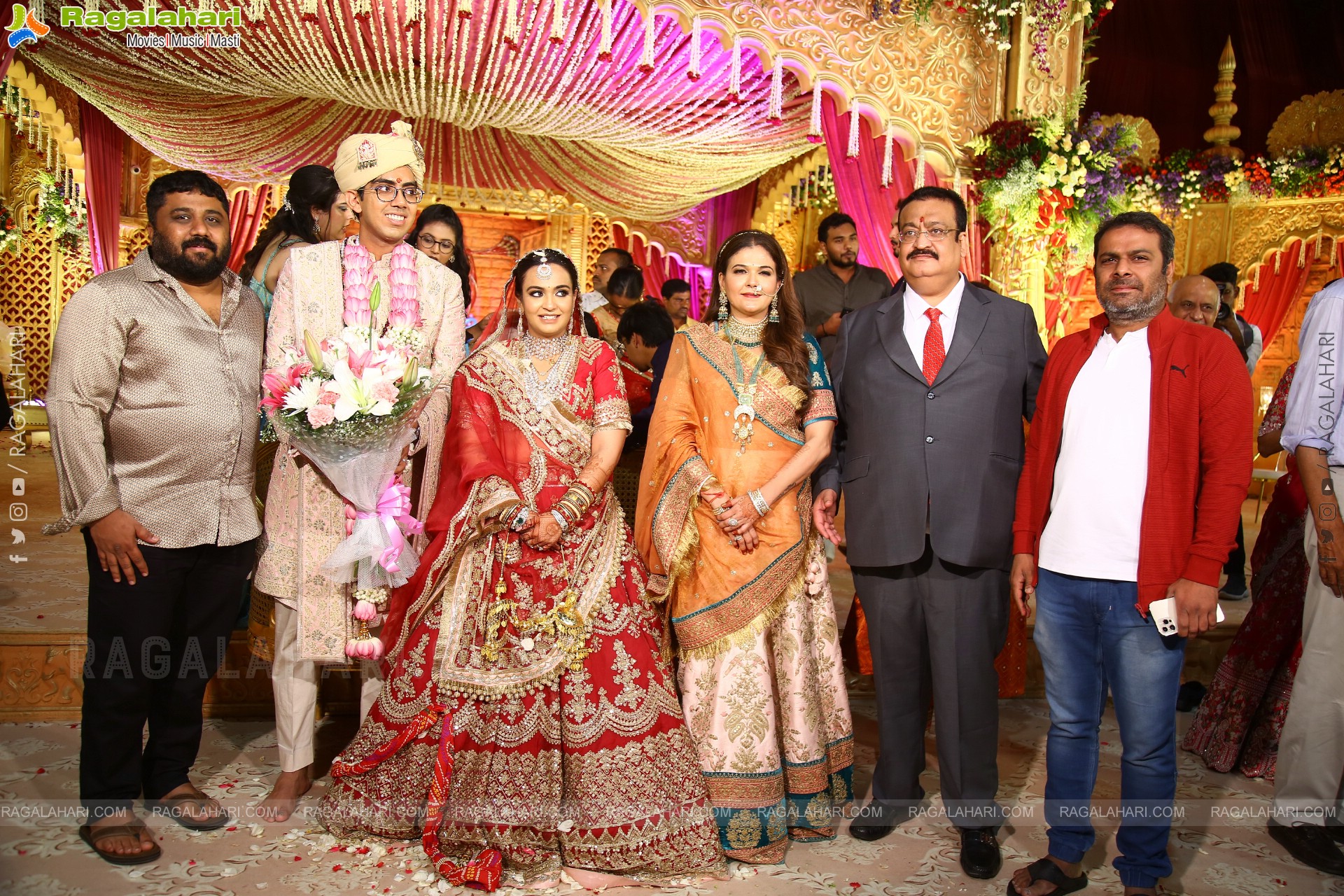 Tollywood Celebs at Jhanvi Narang - Adithya Wedding