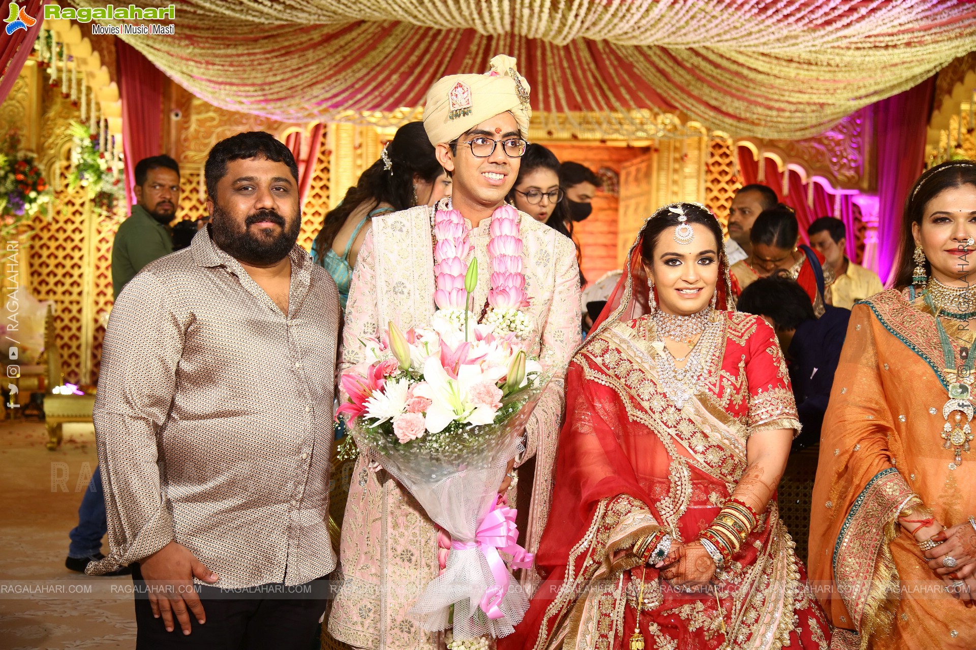 Tollywood Celebs at Jhanvi Narang - Adithya Wedding