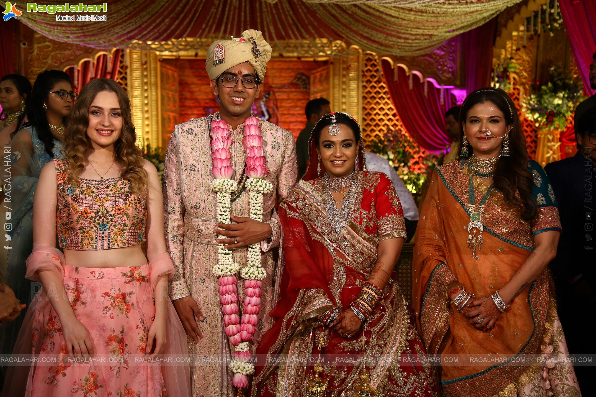 Tollywood Celebs at Jhanvi Narang - Adithya Wedding