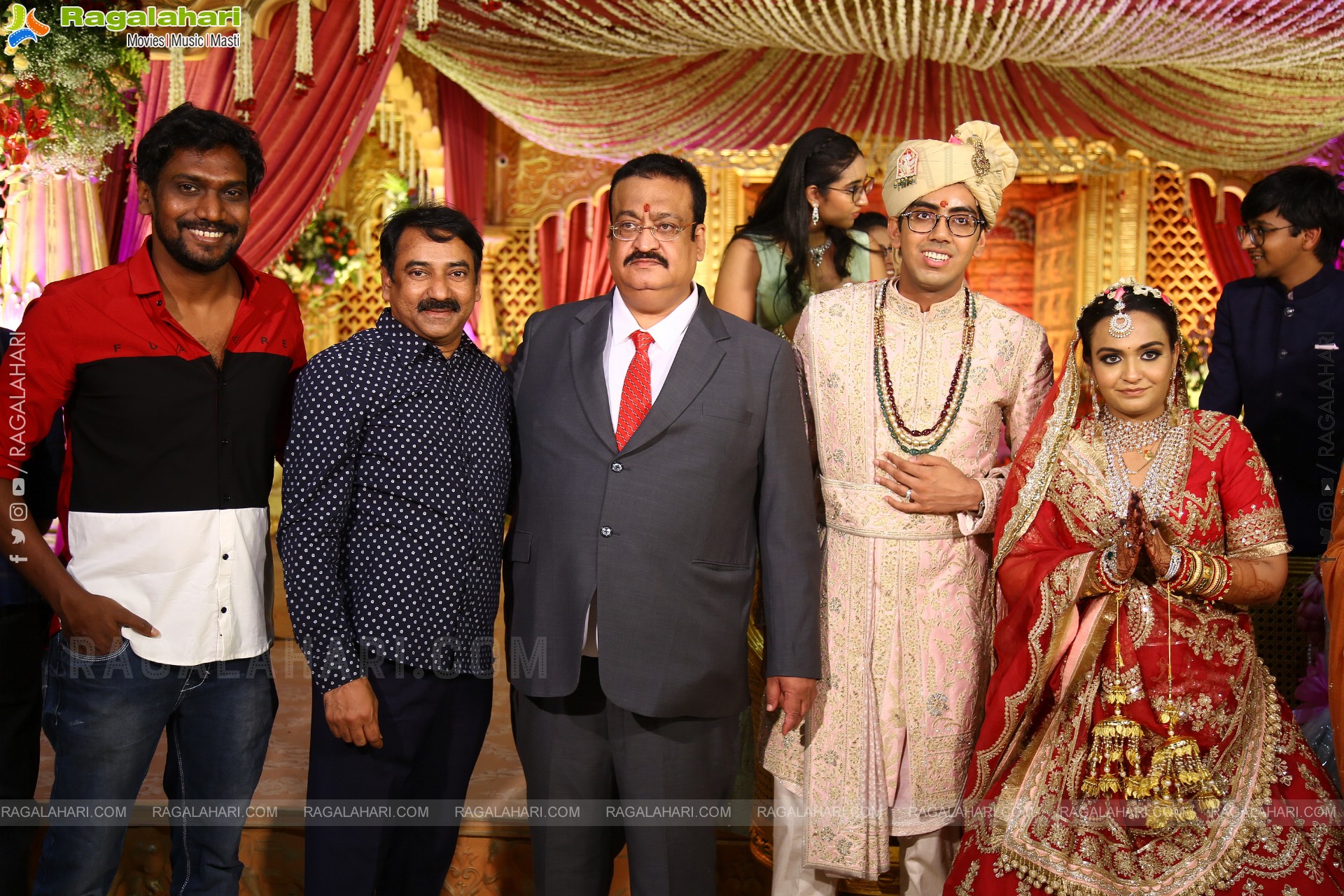 Tollywood Celebs at Jhanvi Narang - Adithya Wedding