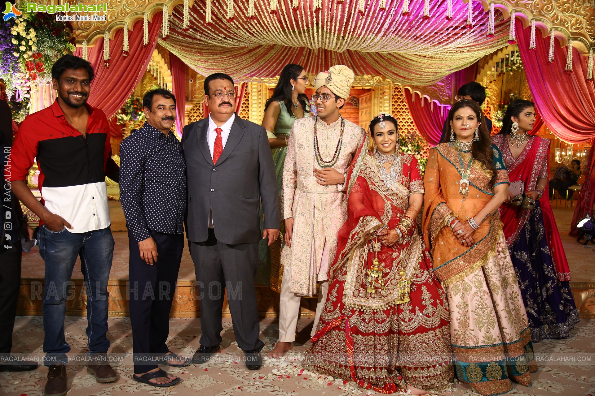 Tollywood Celebs at Jhanvi Narang - Adithya Wedding