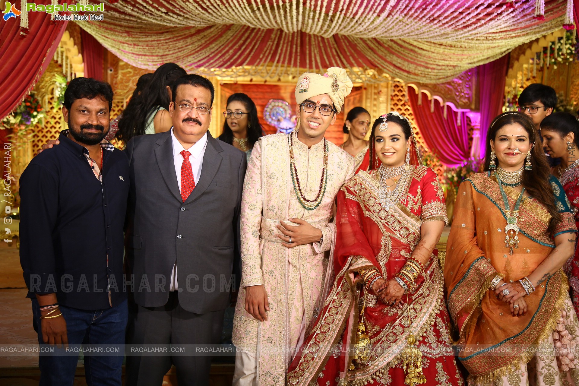 Tollywood Celebs at Jhanvi Narang - Adithya Wedding