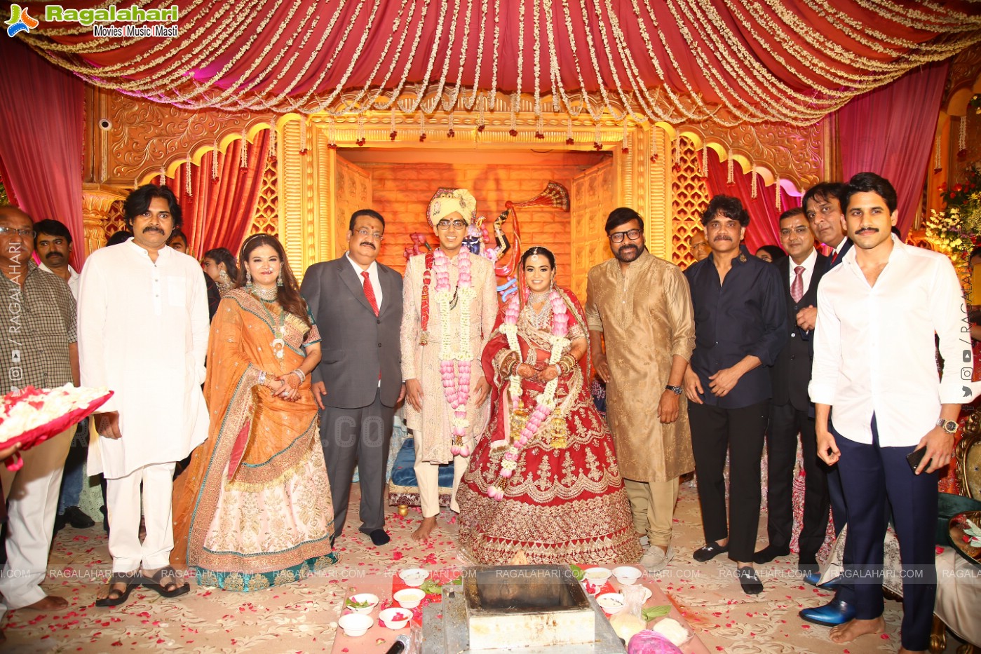 Tollywood Celebs at Jhanvi Narang - Adithya Wedding