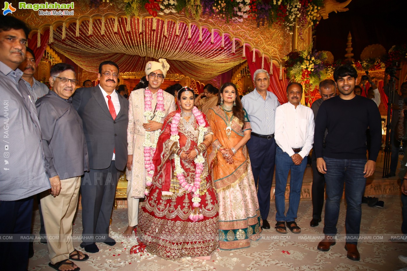 Tollywood Celebs at Jhanvi Narang - Adithya Wedding