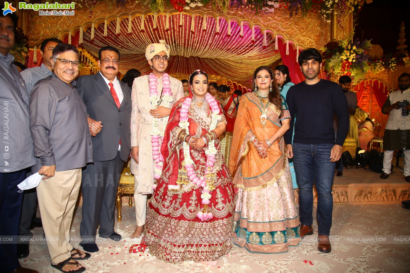 Tollywood Celebs at Jhanvi Narang - Adithya Wedding