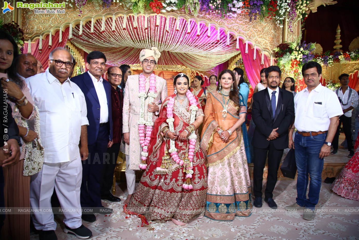 Tollywood Celebs at Jhanvi Narang - Adithya Wedding