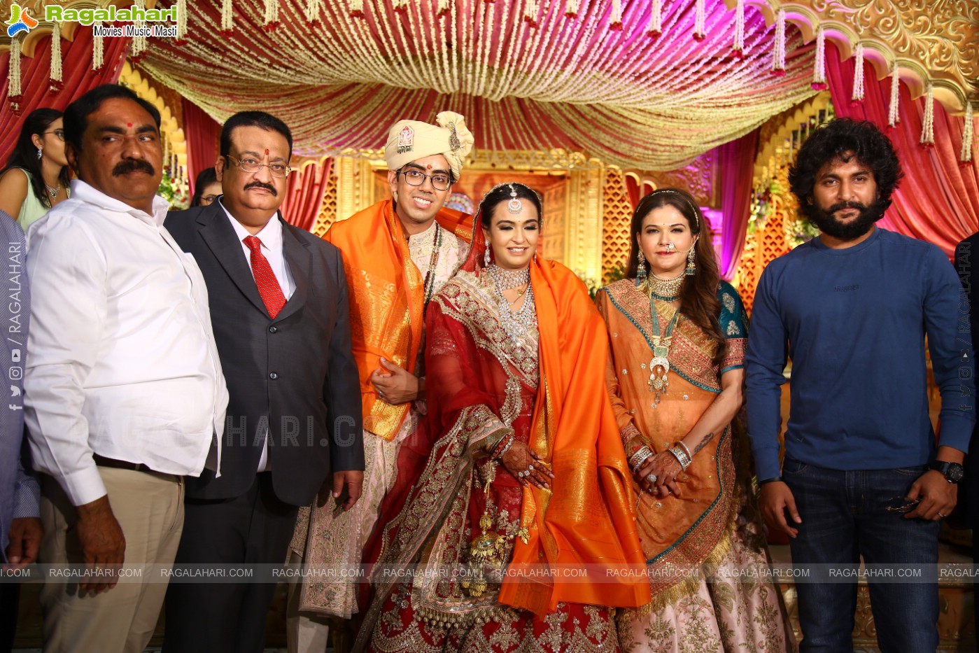 Tollywood Celebs at Jhanvi Narang - Adithya Wedding