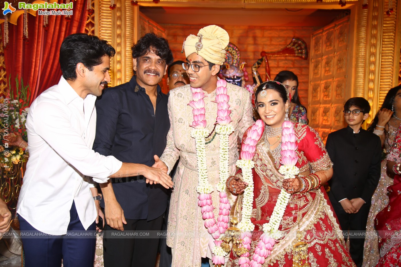 Tollywood Celebs at Jhanvi Narang - Adithya Wedding